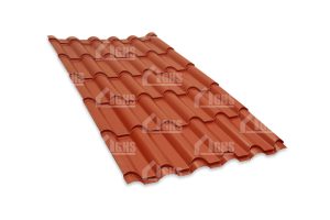 Teja Contínua Prepintada Colonial Maule Terracota 1113 x 2157