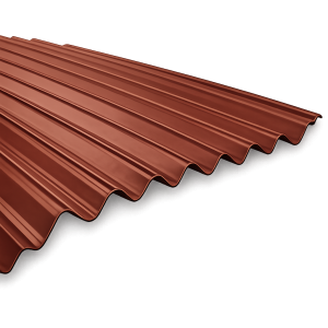 Micro Ondulado PP 0,35x796x2500 Terracota VA15 (U:736 mm)- BM.